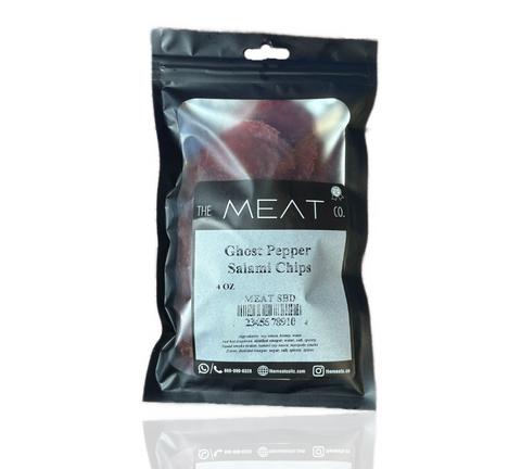 Ghost Pepper Salami Chips - 4oz