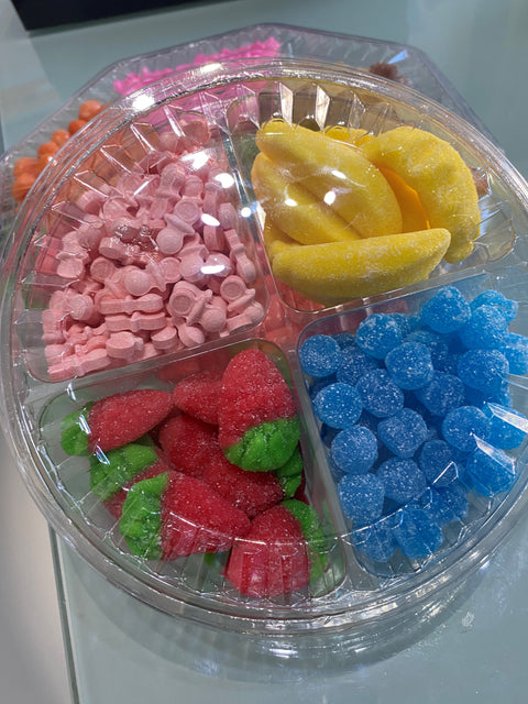 Candy 4 Section Asst Tray