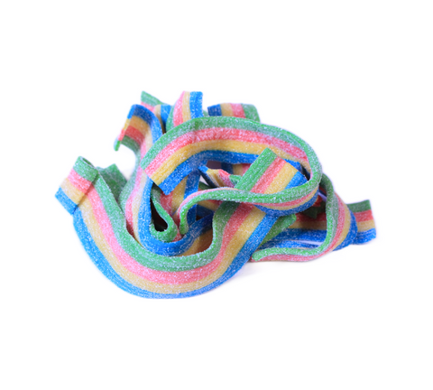 Rainbow Sour Belts - 1lb
