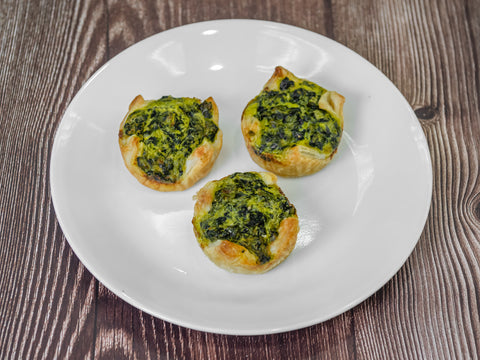 Spinach Cups With Puff